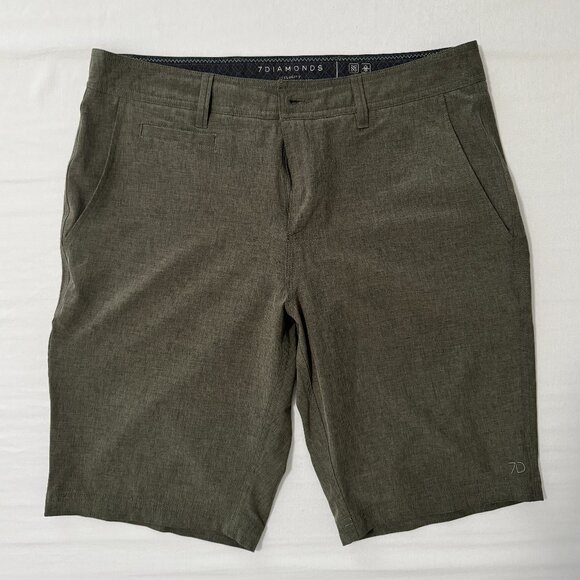 7 Diamonds 7D Men's Velocity Performance Short Size: 32 - Picture 1 of 2